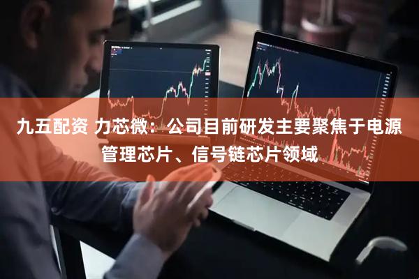 九五配资 力芯微：公司目前研发主要聚焦于电源管理芯片、信号链芯片领域